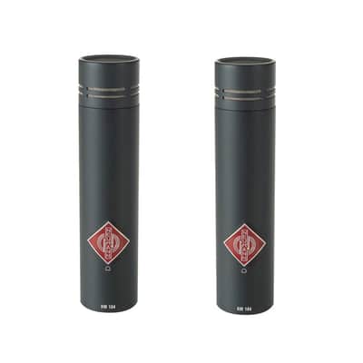 Neumann KM184 (Matte Black) Mic Microphone Matched Stereo Pair SKM184 KM184MT image 2