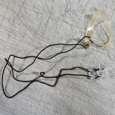 Vintage RARE Classical Guitar Uke Strap Tuning Fork Lap Steel Slide Guitar String Riser Parts image 4