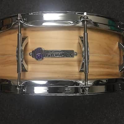 Black Swamp 5.5x14" Dynamicx LIVE! Series Ambrosia Maple Snare Drum Natural Satin (Special Order) image 1