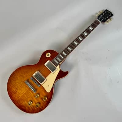 2018 Gibson Tom Murphy Painted & Aged R8 '58 Reissue Les Paul Standard Ice Tea Burst image 9