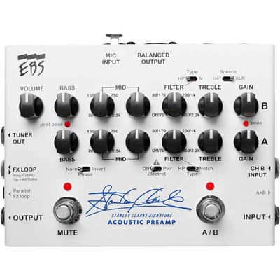 EBS STANLEY-PREAMP Préampli basse acoustique Stanley Clarke 2 canaux image 1