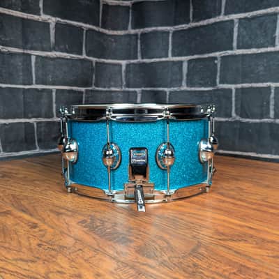 Premier Genista Classic 14x7 Snare Drum – Aqua Sparkle – PGB1407SAQX – 100% Birch Shell – Powerful, Focused Attack image 7