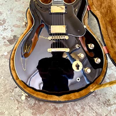 Yamaha SA-2000 Semi-Hollow c 1980 black beauty original vintage MIJ Japan varitone mono image 3