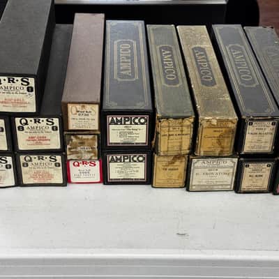 Vintage Player Piano Rolls Early 1900s Lot of 18 image 1