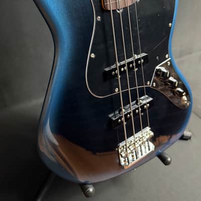 Fender American Professional II Jazz Bass Fretless 4-String Bass Guitar Dark Night w/ OHSC image 5