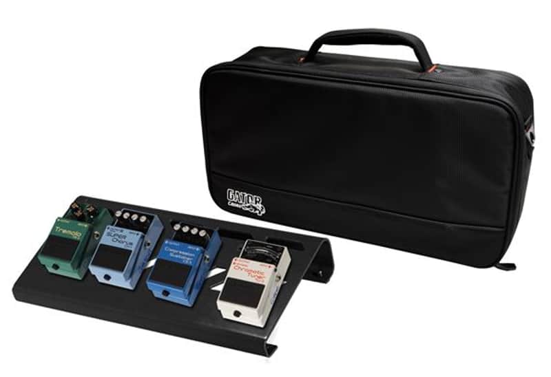 Gator GPBLAK1 Black Aluminum Small Pedalboard with Bag image 1