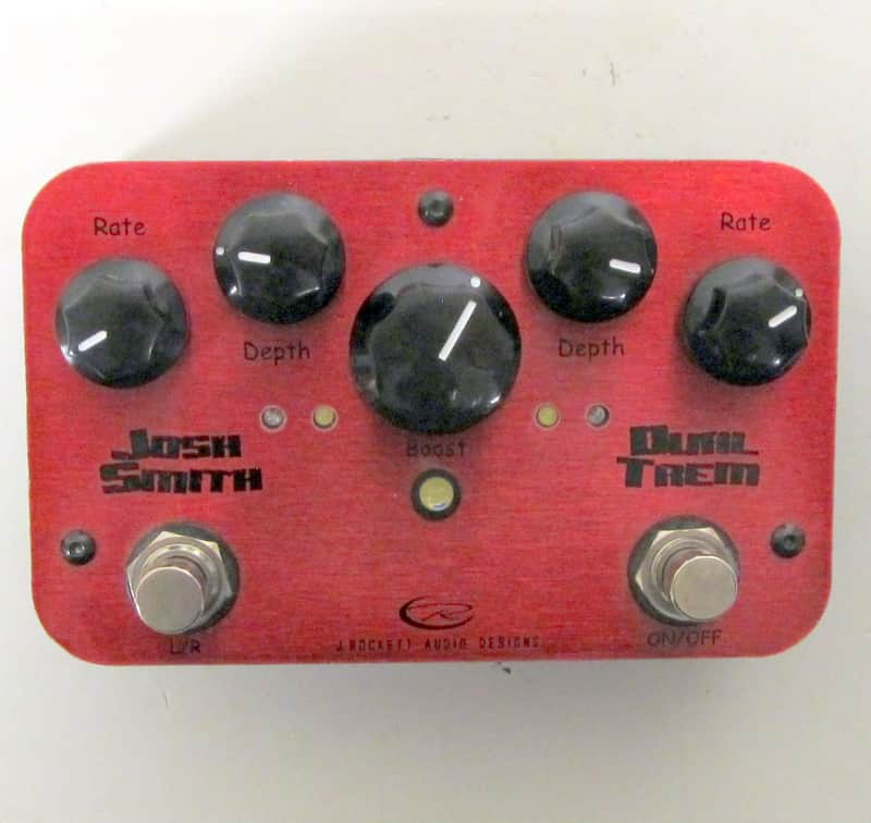Used J. Rockett Josh Smith Dual Tremolo Red VGC image 1