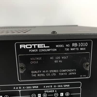 Rotel RB-1010 Stereo Power Amplifier image 3