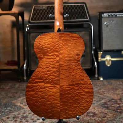 Martin Custom Shop 000-14F Old Style 18 Acoustic Guitar - Quilted Sapele with Hardshell Case image 10