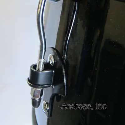 Toca Synergy Series Fiberglass Conga Drum Set w/ Stand - Black image 8