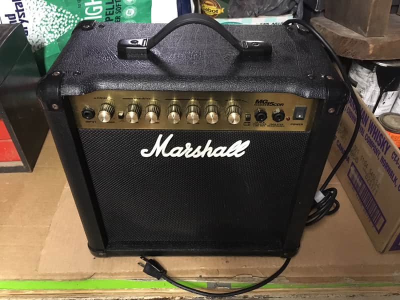 Marshall MG15CDR 15 Watt Guitar Amp - Good sounding portable amp! image 1