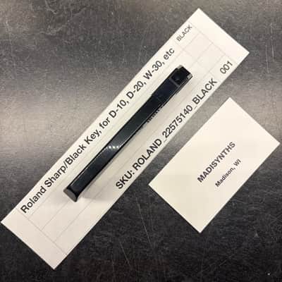 ORIGINAL Roland Replacement SHARP/BLACK Key, Unweighted (22575140) for Juno-1, D-10/20, HS-10, W-30, etc
