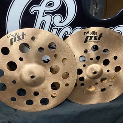 Paiste - Tris Imboden's, Chicago, PST Series 14" Swiss Hat 548g, paired with Swiss Flanger Stack Bottom 592g 2015 image 1