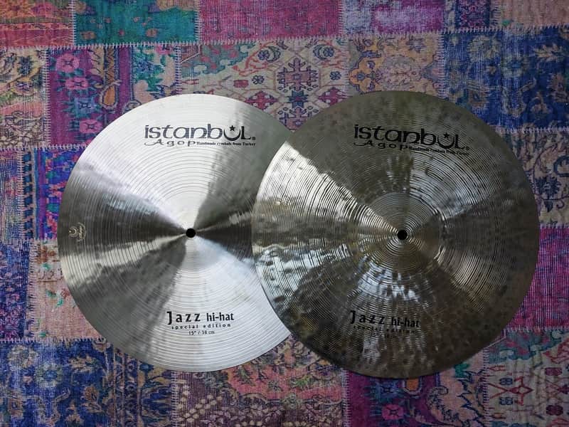 Istanbul Agop 15" Special Edition Jazz Hi-Hat (Pair) 2010s - Traditional image 1