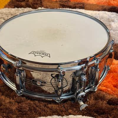 Vintage 1960s Slingerland Super Sound King Snare Drum – 14x5 – Niles Badge – Dual Throw Off image 1
