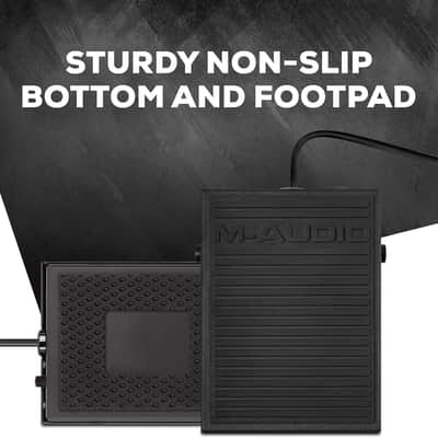Sustain Pedal for MIDI Keyboards, Digital Pianos & Synthesizers – Compact Piano-Style Foot Pedal image 3
