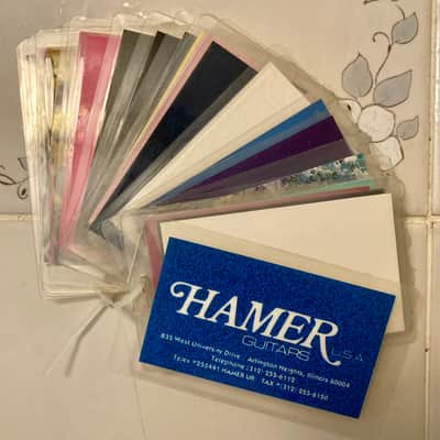 Hamer (USA) Dealer Color Samples 1990’s image 1
