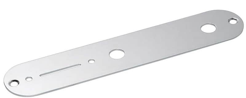 Control Plate For Fender Tele - CHROME image 1
