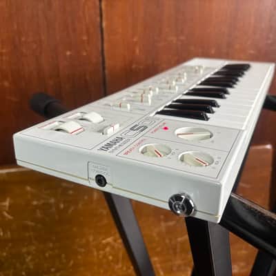 Yamaha CS01 rare white color vintage analog monophonic synthesizer image 5