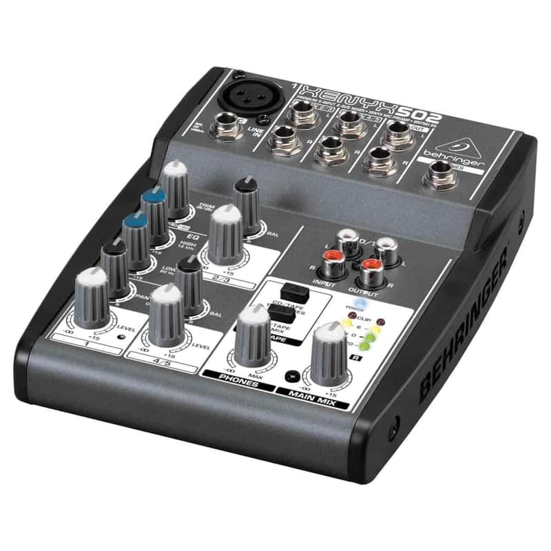 Behringer XENYX 502 | Premium 5 Input 2 Bus Mixer image 1