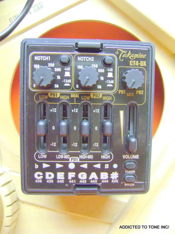 Takamine CT4-DX Dual Parametric Acoustic Guitar Preamp with Built