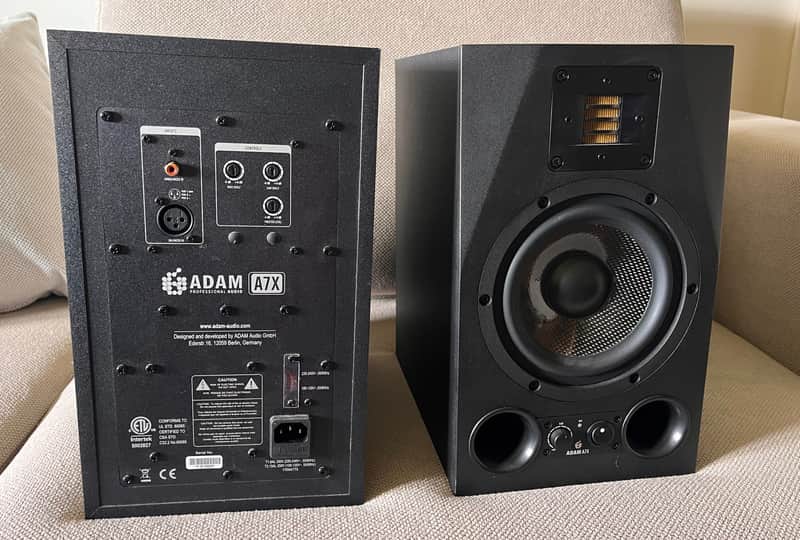 ADAM Audio A7X Active Nearfield Monitors (Pair) 2010s - Black image 1