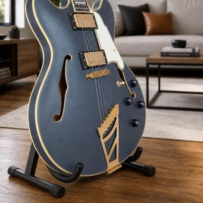 D'Angelico Deluxe DC LE 2020s - Matte Charcoal image 2
