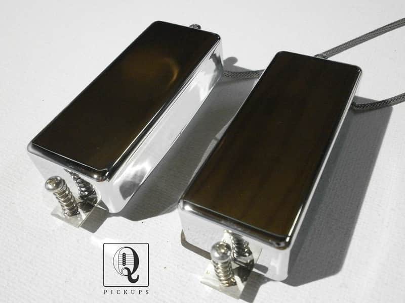 FIREBIRD Pickups SET 2pcs Vintage Correct Mini Humbucker Chrome Gibson by Q pickups image 1
