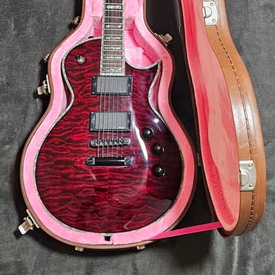 ESP LTD EC1000 2006 - See-Thru Black Cherry image 9