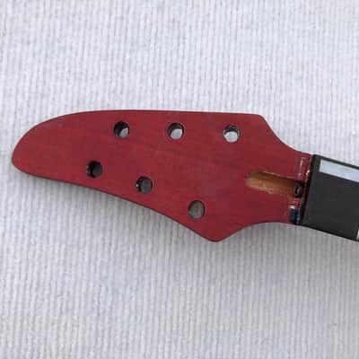 Left Handed Sunburst HH Mahogany Guitar Body, Tiger Maple Neck, Rosewood Fingerboard Neck image 2
