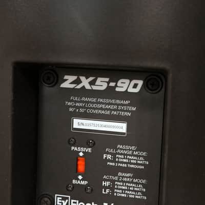 Electro-Voice (EV) ZX5-90 2-Way Passive PA Speaker (PAIR) CG013H3 image 8