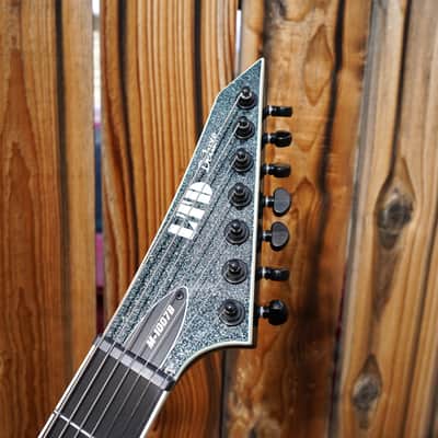 ESP LTD DELUXE M-1007B Granite Sparkle 7-String 27" Baritone Guitar (2025) image 4