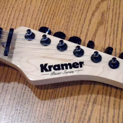 2013 KRAMER Pacer Vintage Steel Panther Satchel Signature Model Orange Burst Tiger Stripe Floyd Rose image 6