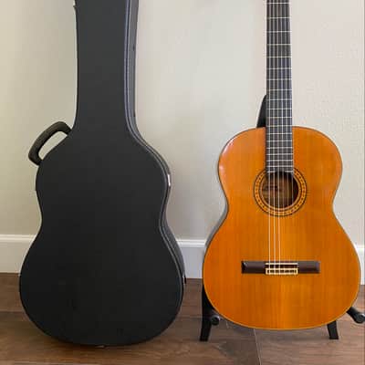 Aria 1974 AC30 Concert Classical Acoustic Guitar with Hard Case image 5