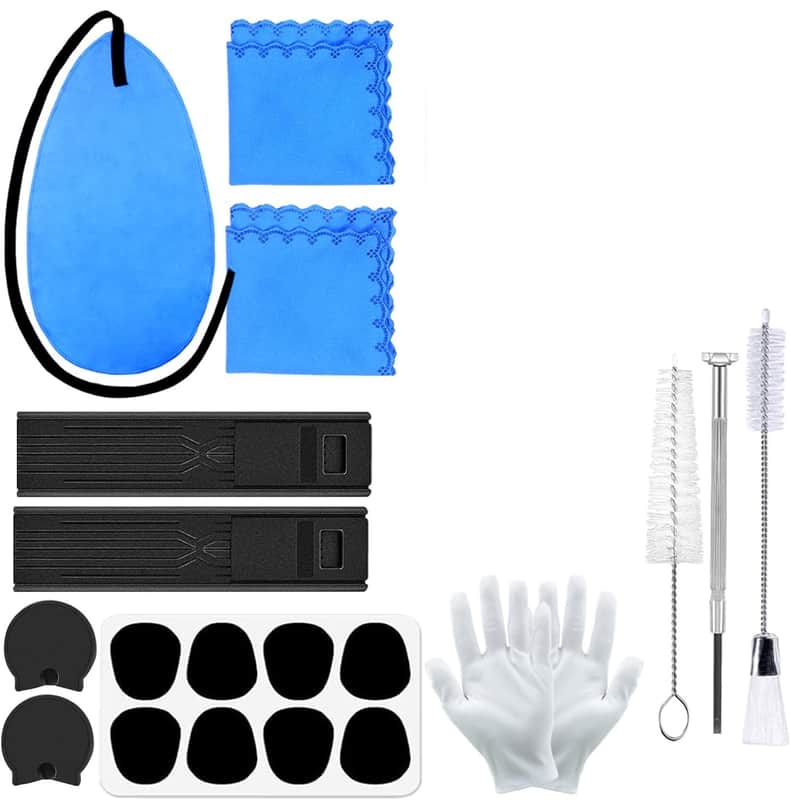 Clarinet Cleaning Kit with Case, Saxophone Cleaning Kit, Clarinet & Saxophone Care Kit, Maintenance Kit with Case for Wind & Woodwind Instrument image 1