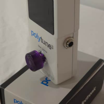 TC Electronic Polytune 3 Polyphonic Tuner Pedal 2017 - Present - White image 2