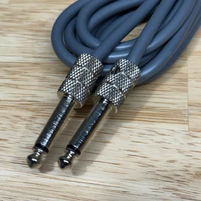 Fender American Vintage Instrument Cable Strat Tele Guitar Cord Case Candy Gray image 3