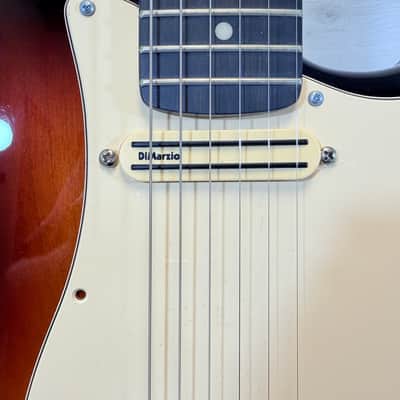 Uknown S-Style Partscaster Electric Guitar w/ DiMarzio Pickups & Hard Case image 4