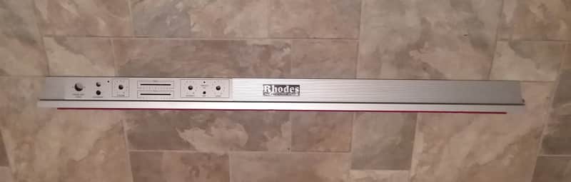 Fender Rhodes Rail w/ faceplate & name plate logo for Suitcase 73 mark I janus tremolo preamp model image 1