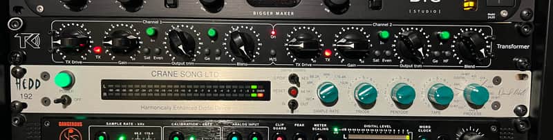 Crane Song HEDD 192 2-Channel AD/DA Converter with Digital Processing 2010s - Silver image 1