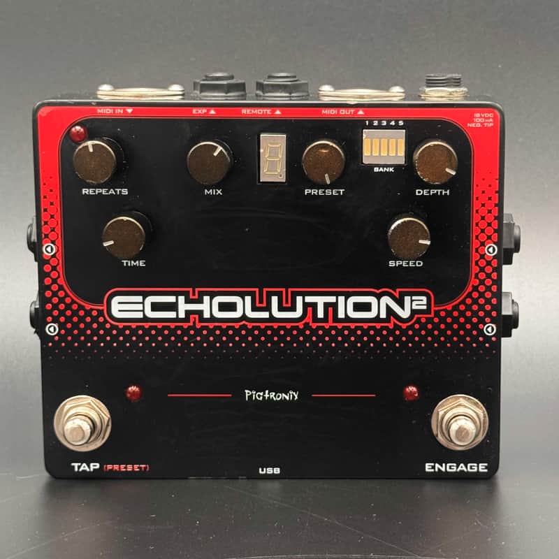 Pigtronix Echolution 2 Delay - Black image 1