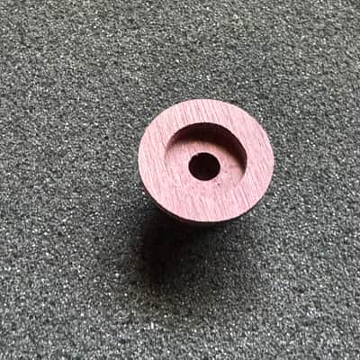 Guilford Purpleheart Skirted Base Volume/Tone potentiometer knob - 1.5mm set Screw / 6mm shaft image 3