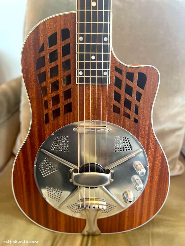 National Reso-Phonic Reso Rocket WB (Wood Body) 2023 Mahogany w/ Hotplate - IN STOCK NOW! image 1