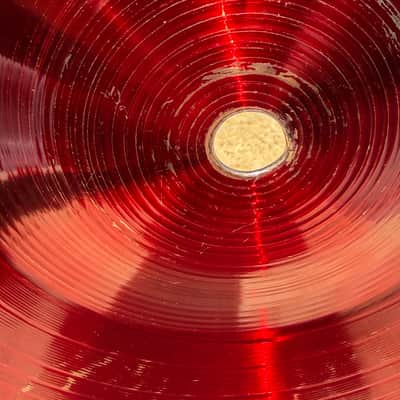 Paiste Colorsound Cymbal Set-14 Heavy hats, 12 Splash, 16 Crash, 18" Crash, 18" Heavy Crash, and 18" China 1980's - Red image 15
