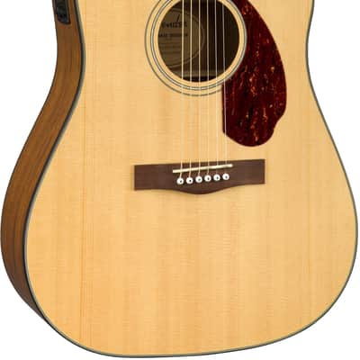 Fender CD-140SCE Dreadnought Acoustic-Electric Guitar Natural w/Hard Case image 2