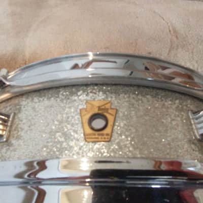 Ludwig Vintage 1962 Jazz Combo 3 X 13 Snare Drum, Silver Sparkle, COB Hoops - Mint! image 14