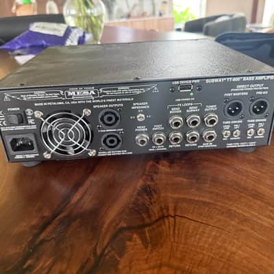 Mesa Boogie Subway TT-800 2-Channel 800-Watt Bass Amp Head 2020 - Present - Black image 2