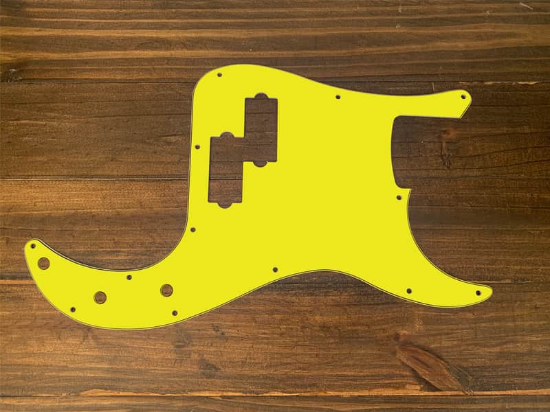 Big Bird Yellow(matte) P Bass style Pickguard 2021 by Carmedon image 1