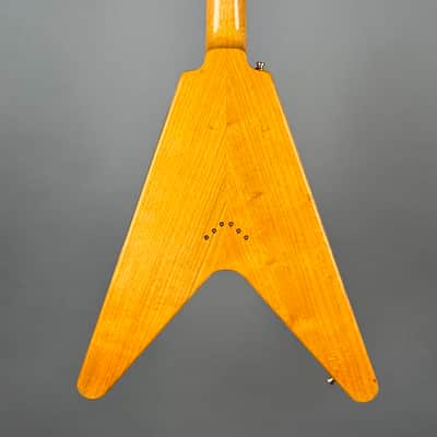 2022 Gibson ‘58 Korina Flying V (Black Pickguard) image 8