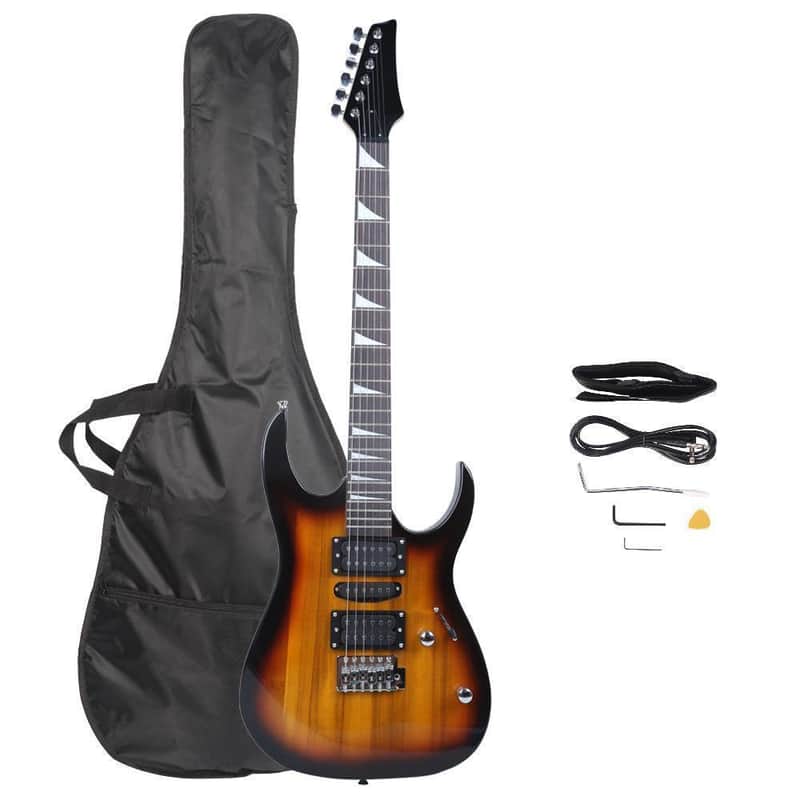 Complete Electric Guitar Starter Kit – Right-Handed HSH 6-String w/ 20W Amp, Tremolo Arm, Bag & Accessories image 1
